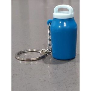Tupperware Miniature Universal Jar Keychain Peacock Color New.